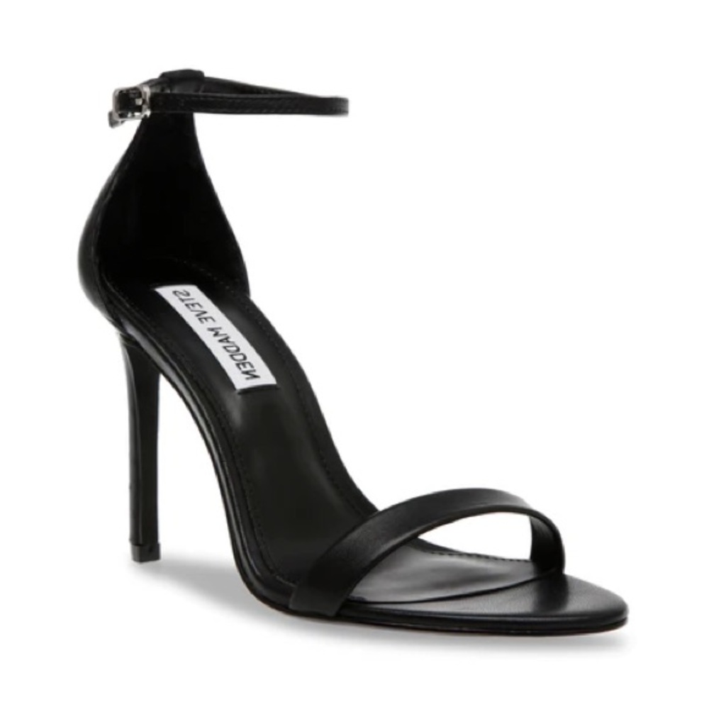 Steve Madden Stecy Black Women's Stiletto Sandals size 9